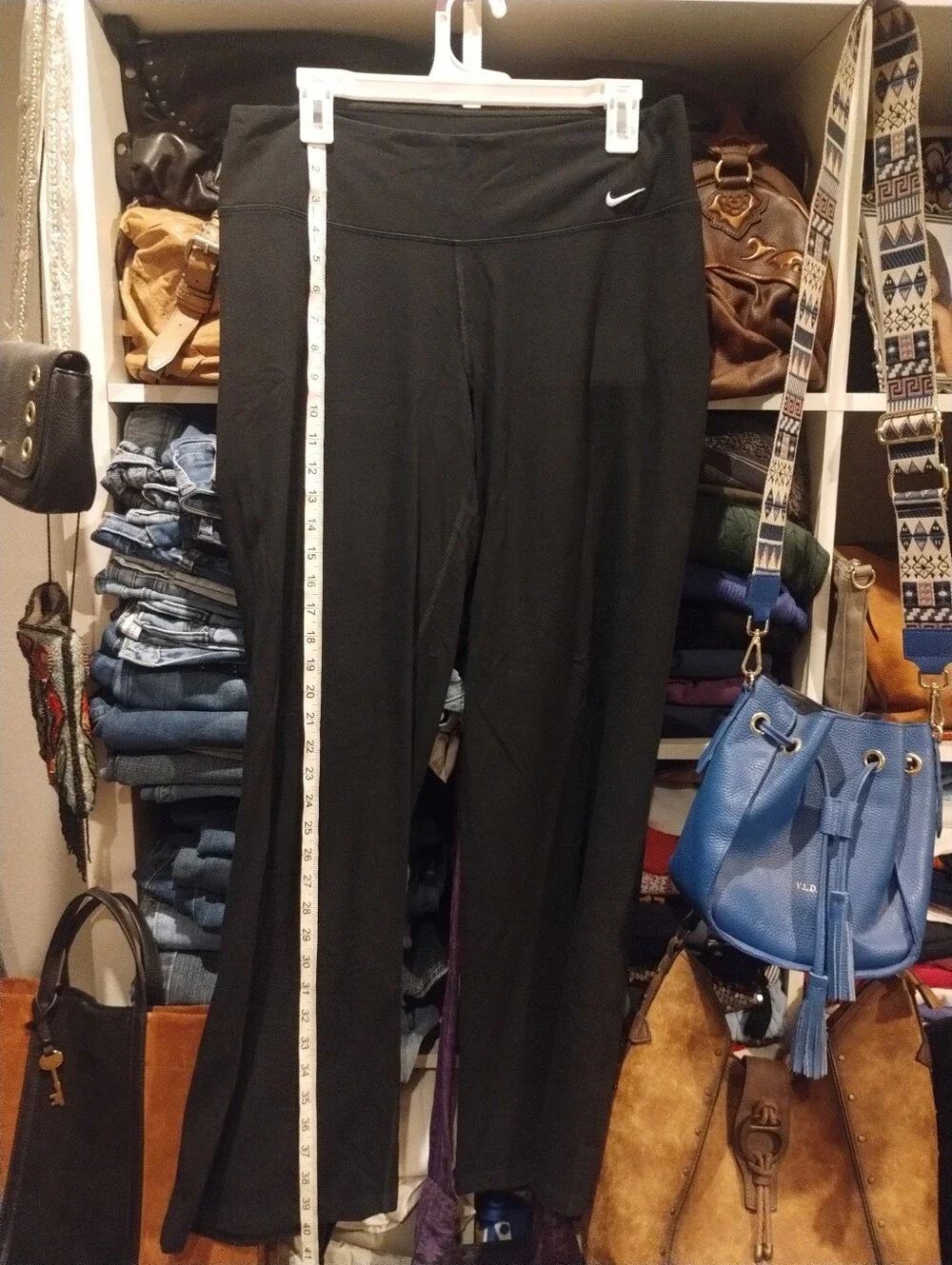 Nike  Black Boot cut  Athletic Pants Size Large